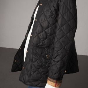 Burberry diamond quilted jacket